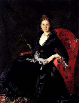 卡羅勒斯 杜蘭 Portrait Of Mme N M Polovtsova 卡羅勒斯 杜蘭 Portrait Of Mme N M Polovtsova